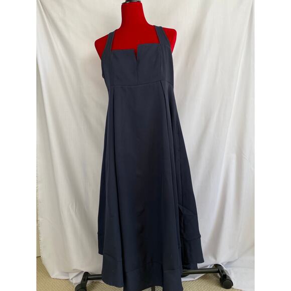 Navy Blue Women's XL Sleeveless Sundress fit and flare NWT cute! - Picture 7 of 8